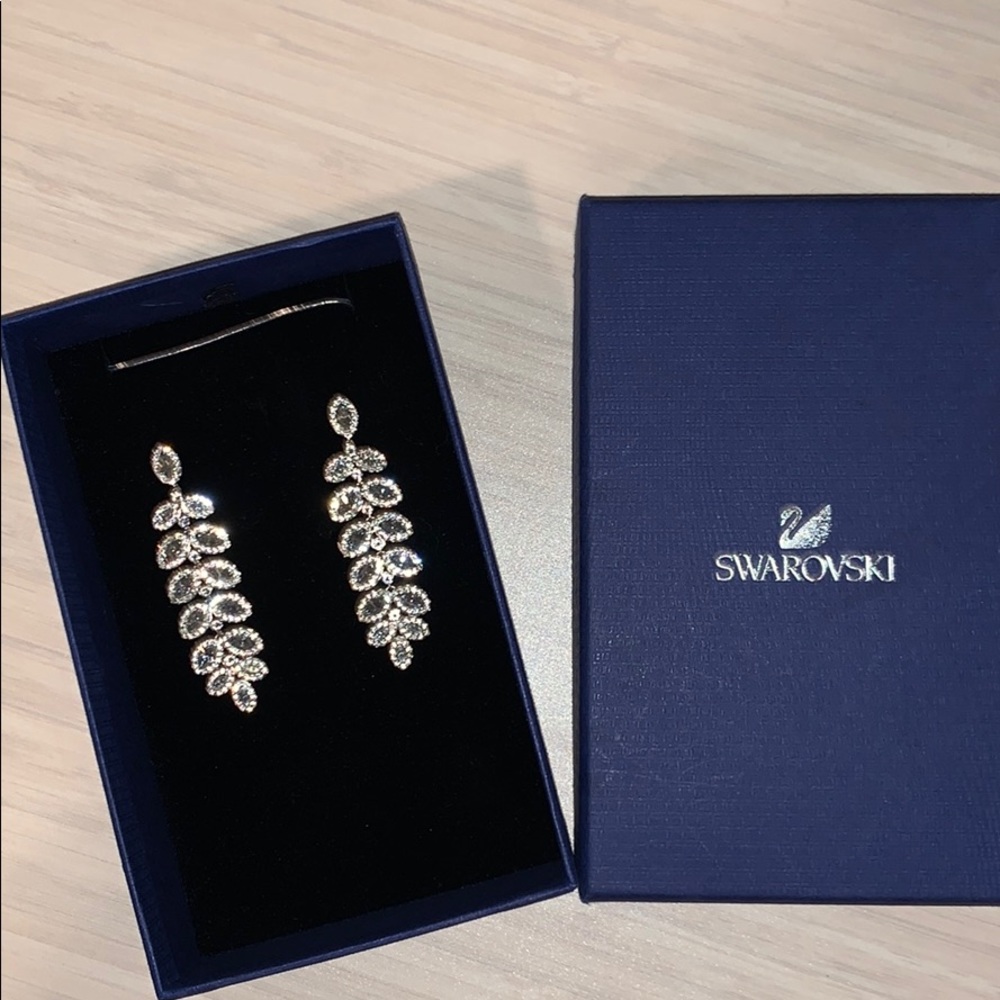 Swarovski statement earrings